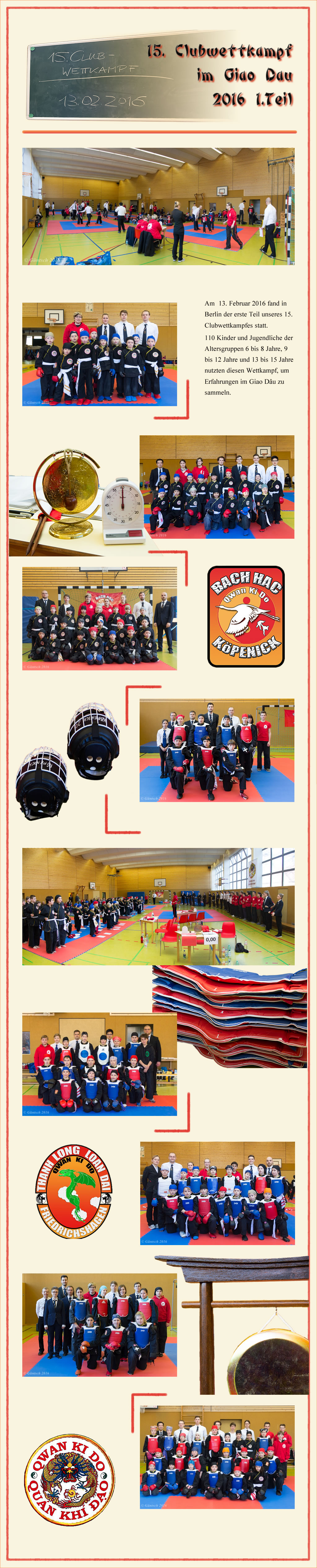 2016 ~ 15. Clubwettkämpfe - Teil 1